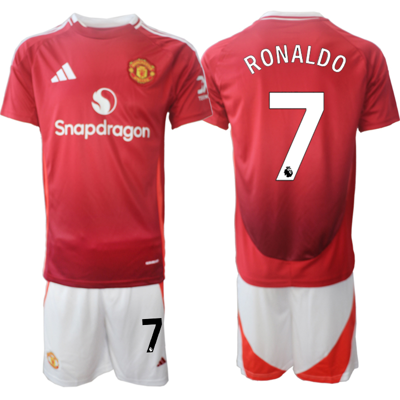 Men 2024-2025 Club Manchester United home Red #7 Soccer Jersey->manchester united jersey->Soccer Club Jersey